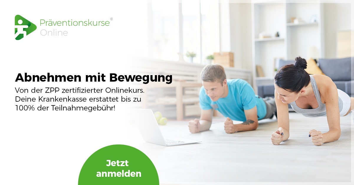 Werbebanner Präventionskurs Online