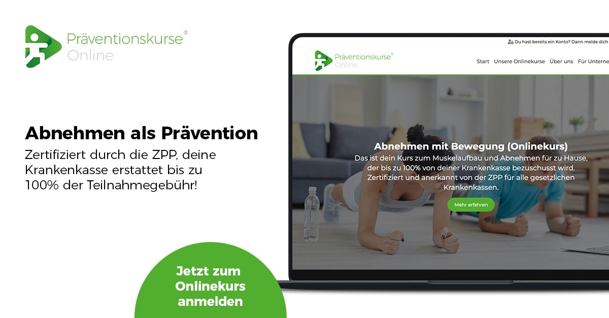 Werbebanner Präventionskurs Online